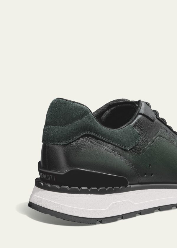 Slip On Sneaker Fast Track En Cuir Et Maille