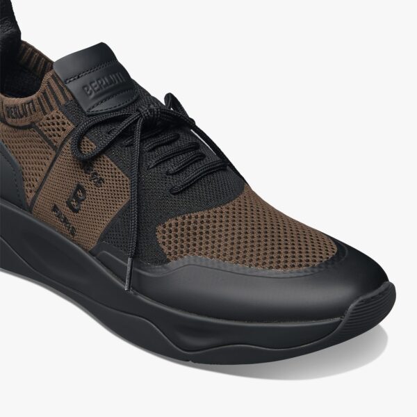 Sneaker Shadow En Maille Et Cuir De Veau Film Gomme