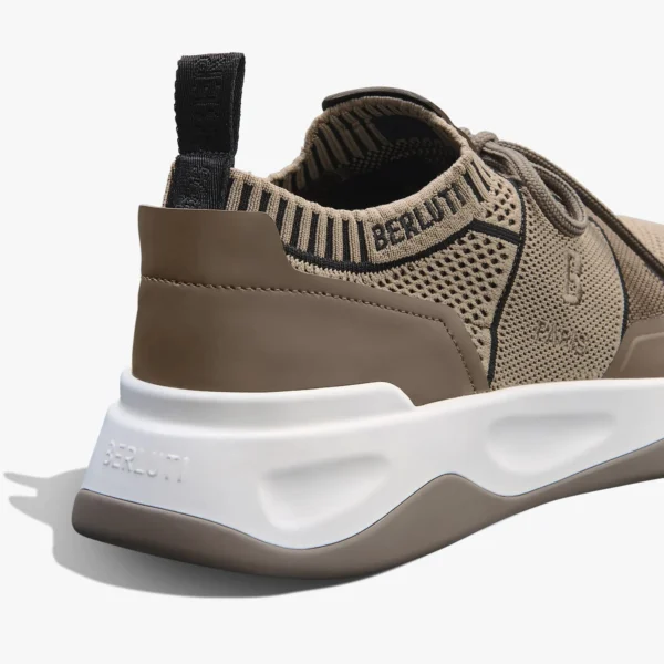 Sneaker Shadow En Maille Et Cuir De Veau Film Gomme