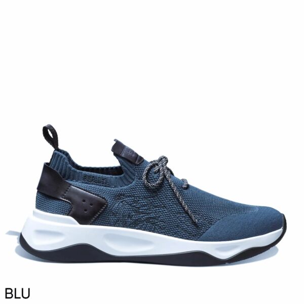 Sneaker Shadow En Maille Et Cuir De Veau Film Gomme