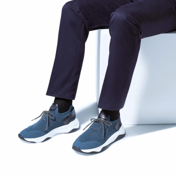 Sneaker Shadow En Maille Et Cuir De Veau Film Gomme