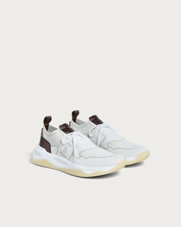 Basket Shadow Nylon et cuir de veau, BERLUTI