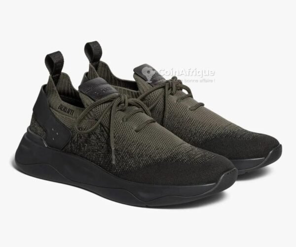 Basket Shadow Nylon et cuir de veau, BERLUTI