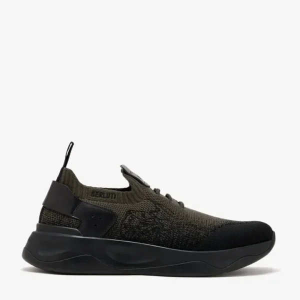 Basket Shadow Nylon et cuir de veau, BERLUTI