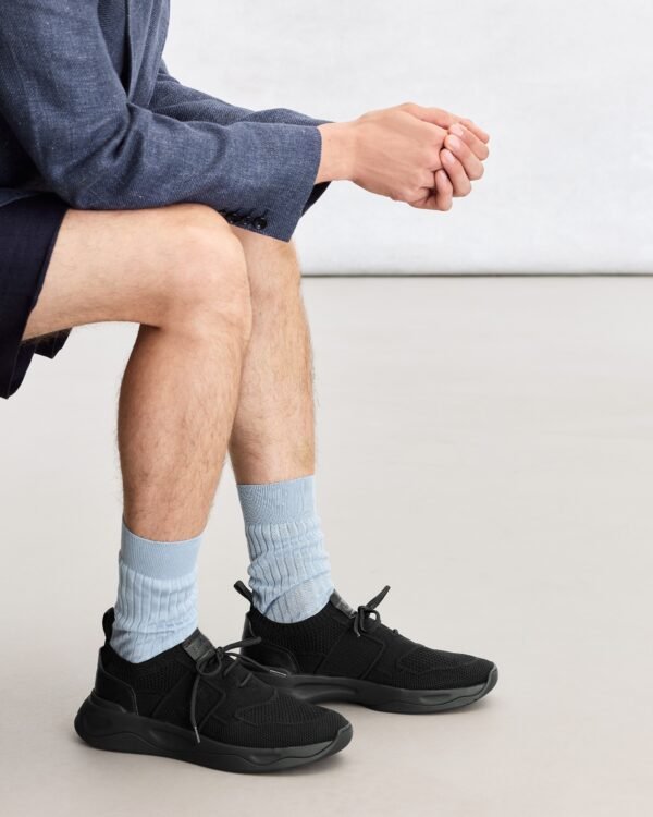 Basket Shadow Nylon et cuir de veau, BERLUTI