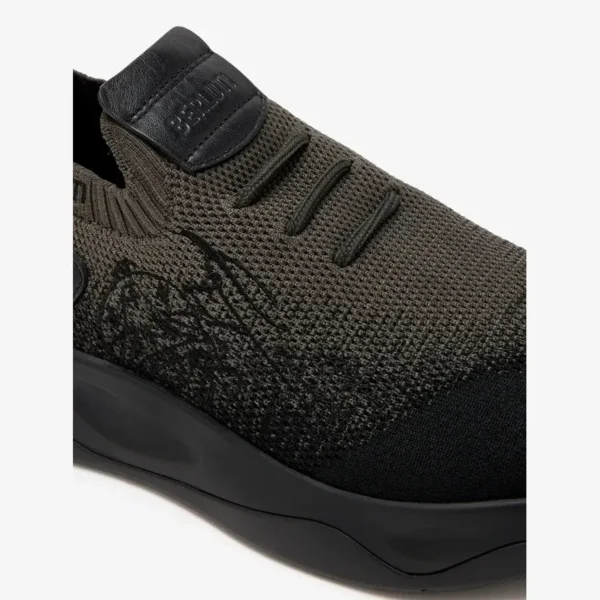 Basket Shadow Nylon et cuir de veau, BERLUTI