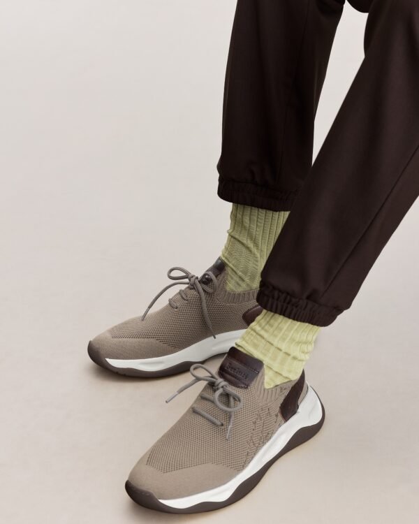 Basket Shadow Nylon et cuir de veau, BERLUTI