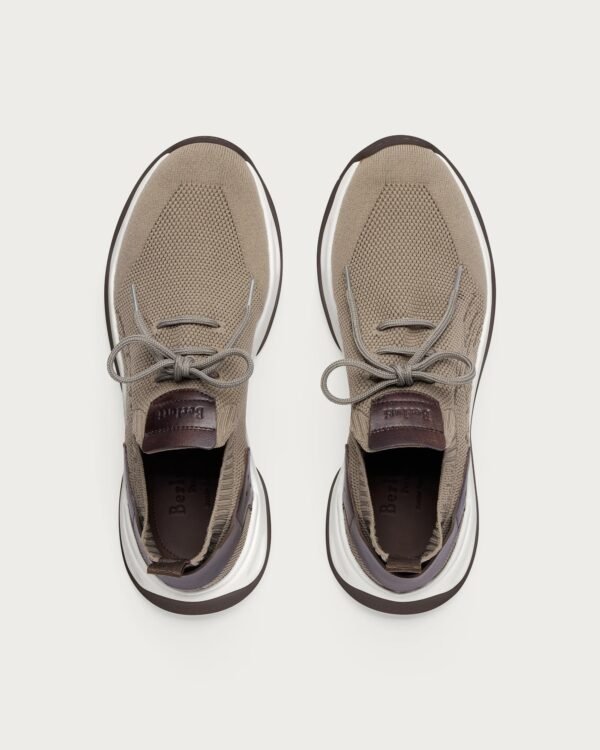 Basket Shadow Nylon et cuir de veau, BERLUTI