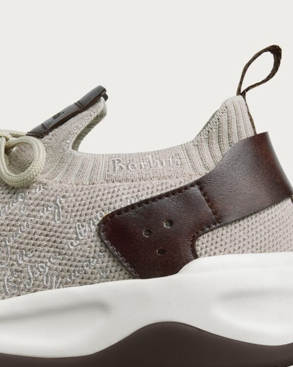 Basket Shadow Nylon et cuir de veau, BERLUTI