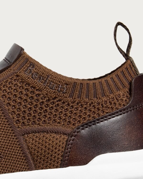 Basket Shadow Nylon et cuir de veau, BERLUTI
