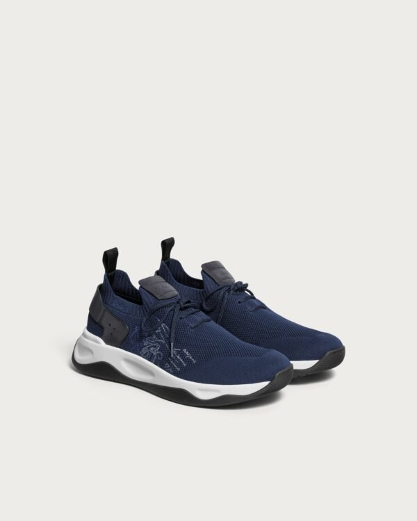 Basket Shadow Nylon et cuir de veau, BERLUTI