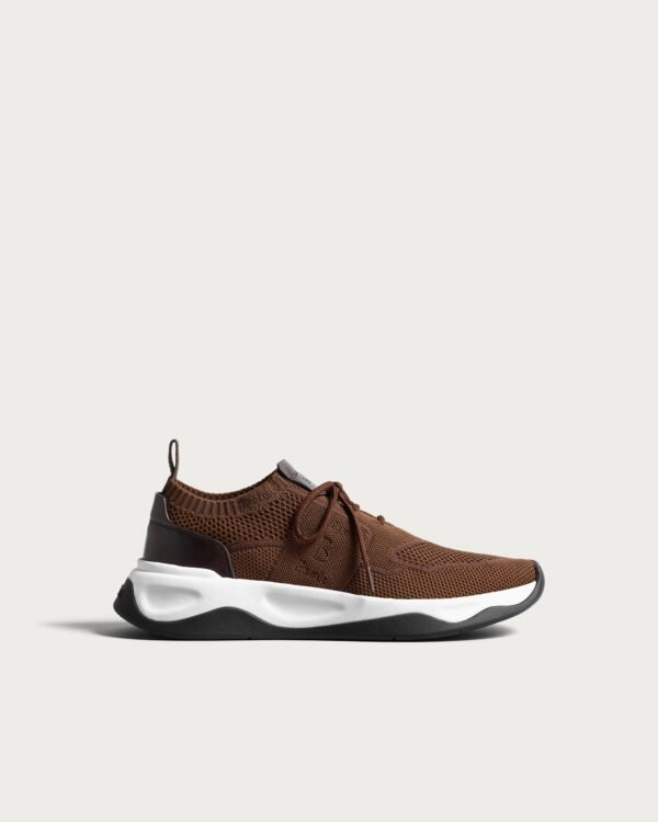 Basket Shadow Nylon et cuir de veau, BERLUTI