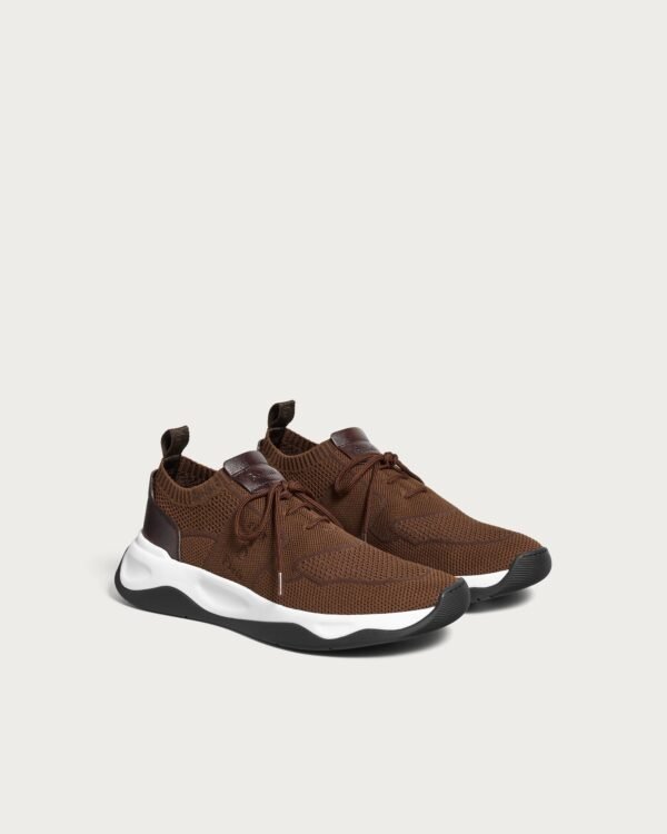 Basket Shadow Nylon et cuir de veau, BERLUTI